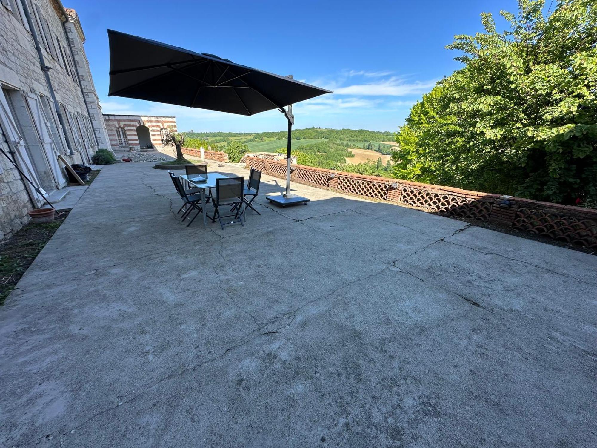 Bed and Breakfast Les Trois Terrasses Montpezat-de-Quercy Exterior foto